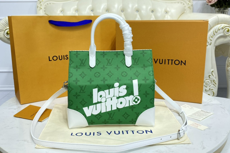 Louis Vuitton M46113 LV Carry It bag in Green Monogram Reverse