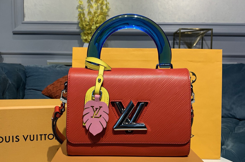 Louis Vuitton M50282 LV TWIST MM Bags Red Epi Leather