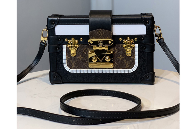 Louis Vuitton M55436 LV Petite Malle handbag in Monogram canvas