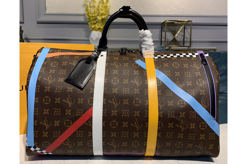 Louis Vuitton M55819 LV Keepall Bandouliere 50 Bags in Monogram Canvas