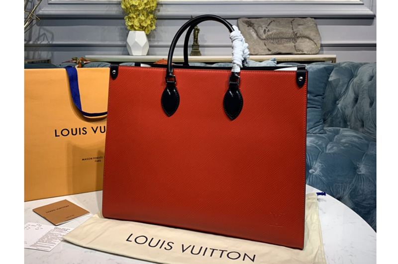 Louis Vuitton M56229 LV Onthego GM tote bag in Red Epi Leather