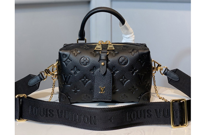 Louis Vuitton M56319 LV HandBag in Black Monogram Empreinte Leather