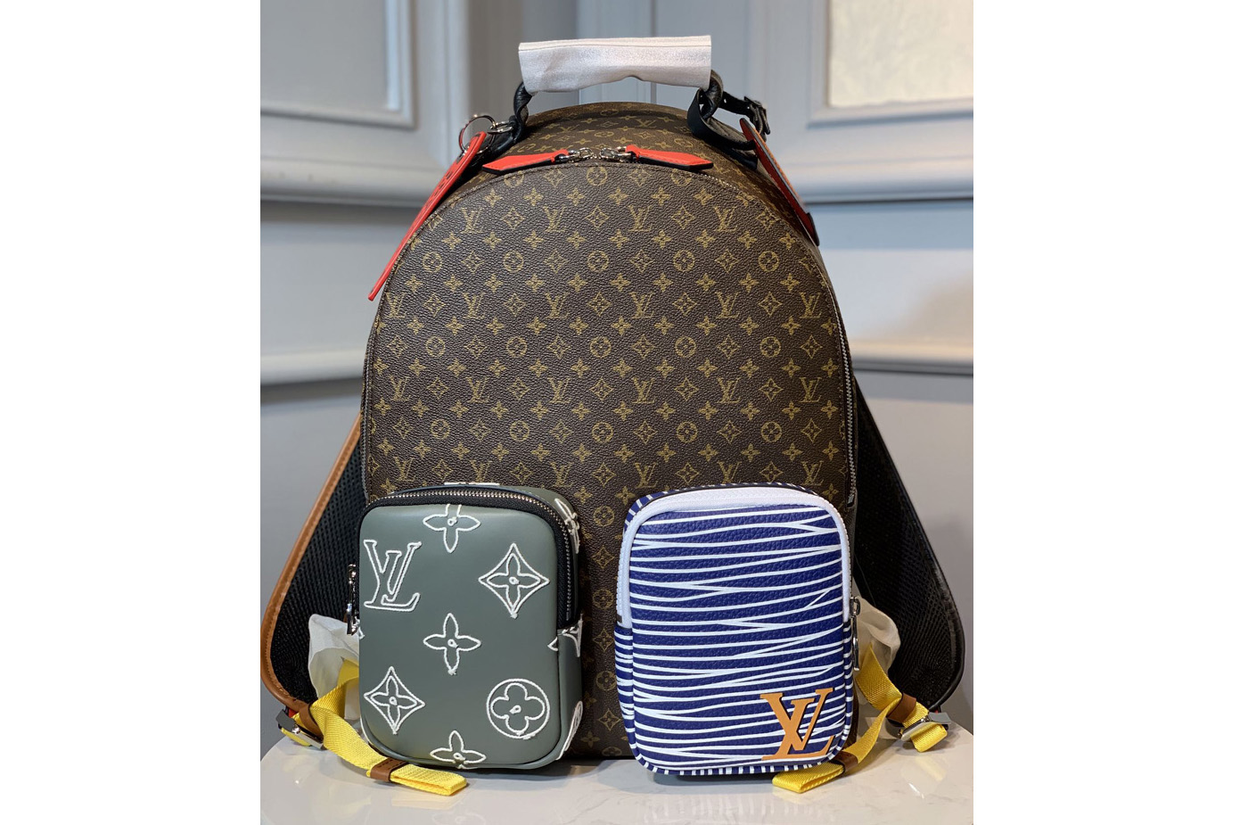 Louis Vuitton M56853 LV Backpack in Monogram Canvas