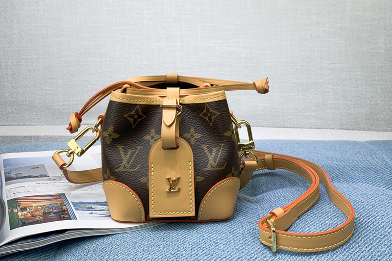 Louis Vuitton M57099 LV Noe Mini bucket bag in Monogram Canvas