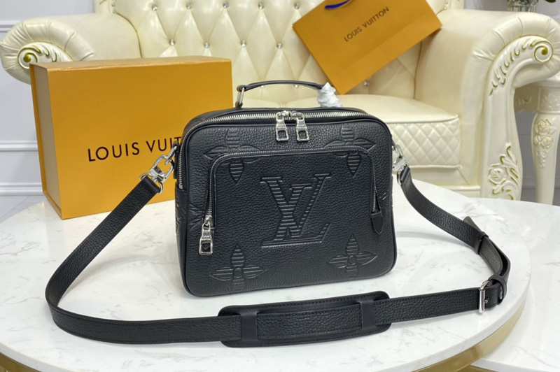Louis Vuitton M57287 LV Flight Case in Taurillon Shadow leather