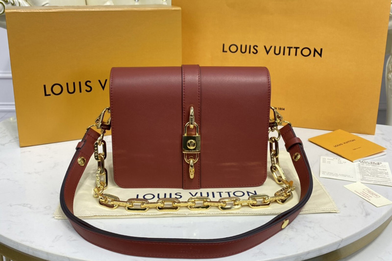 Louis Vuitton M57744 LV Rendez-Vous handbag in Red Calfskin leather