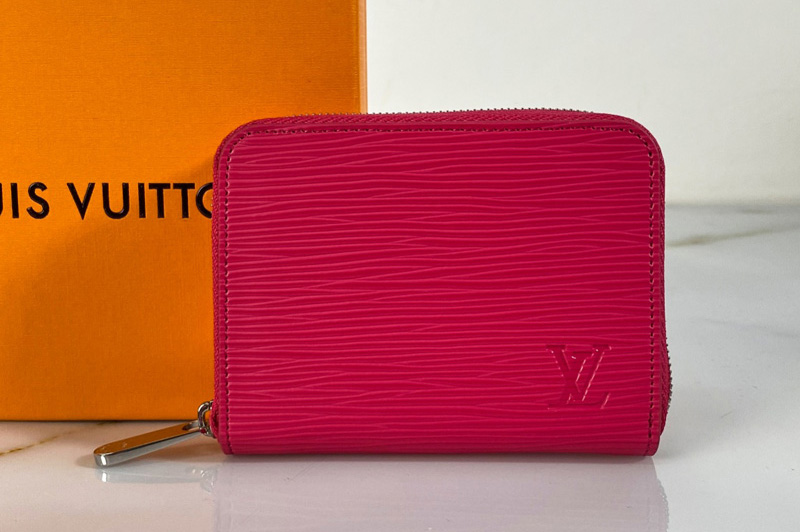 Louis Vuitton M60152 LV Zippy coin purse in Rosy Epi Leather