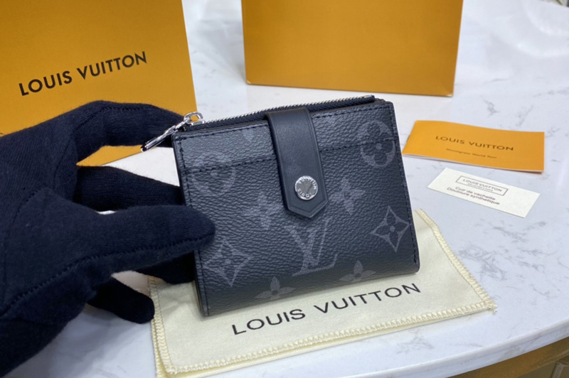 Louis Vuitton N60451 LV Multiple card holder in Monogram Eclipse Canvas