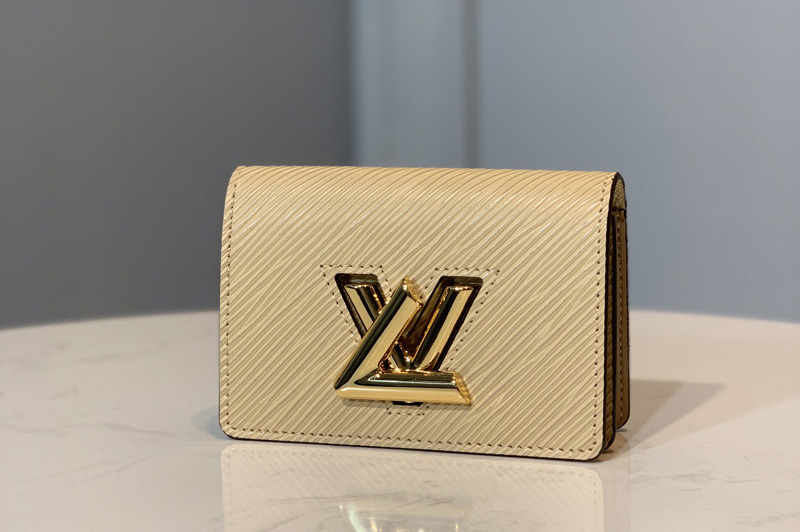 Louis Vuitton M68757 LV Twist Multicartes Wallet in Yellow Epi leather