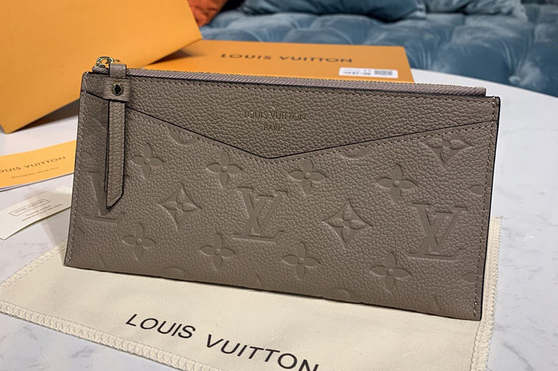 Louis Vuitton M68714 LV Pochette Melanie BB Bag in Beige Monogram Empreinte leather