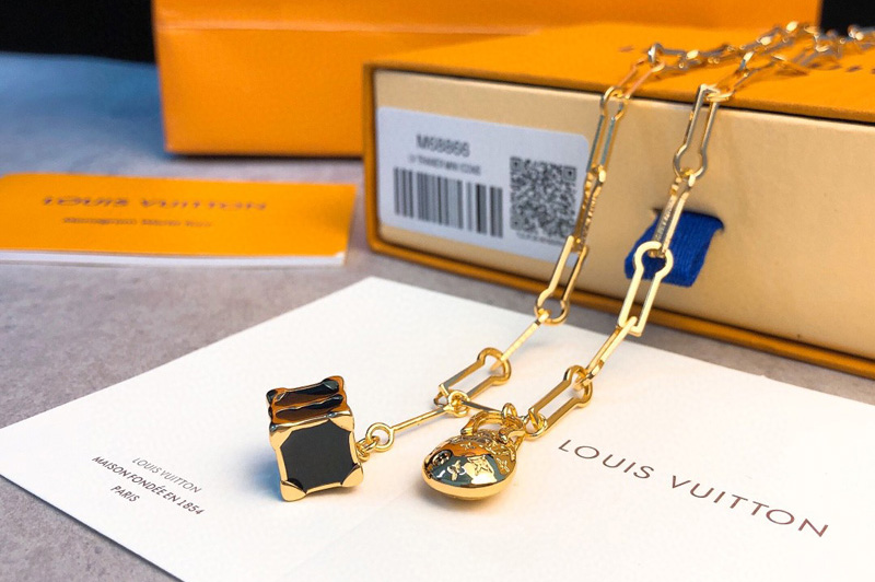 Louis Vuitton M68933 LV Minigram necklace