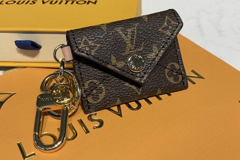 Louis Vuitton Monogram Kirigami Pouch Bag Charm and Key Holder, Brown