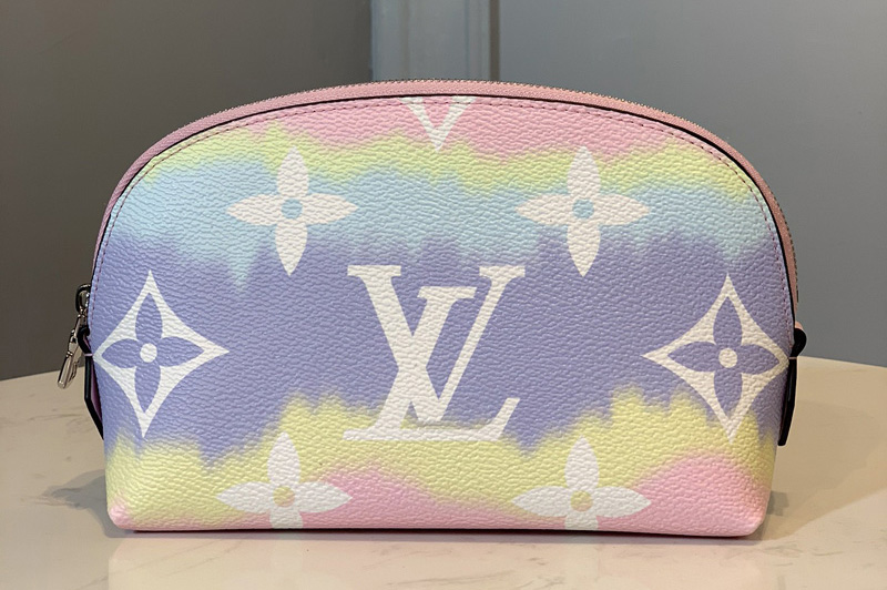 Louis Vuitton M69139 LV Escale Pochette Cosmetique Bag In Pink Monogram Canvas