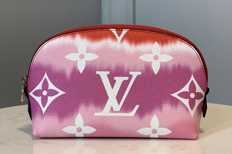 Louis Vuitton M69138 LV Escale Pochette Cosmetique Bag In Red Monogram Canvas