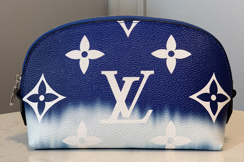 Louis Vuitton M69138 LV Escale Pochette Cosmetique Bag In Blue Monogram Canvas