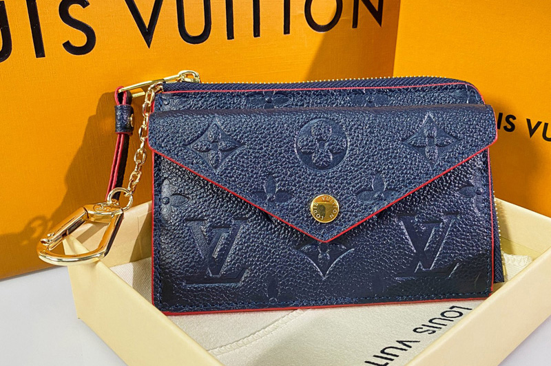 Louis Vuitton M69420 LV Card Holder Recto Verso in Monogram Empreinte leather