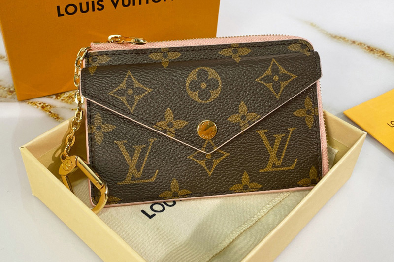 Louis Vuitton M69431 LV Card Holder Recto Verso in Monogram canvas with Pink