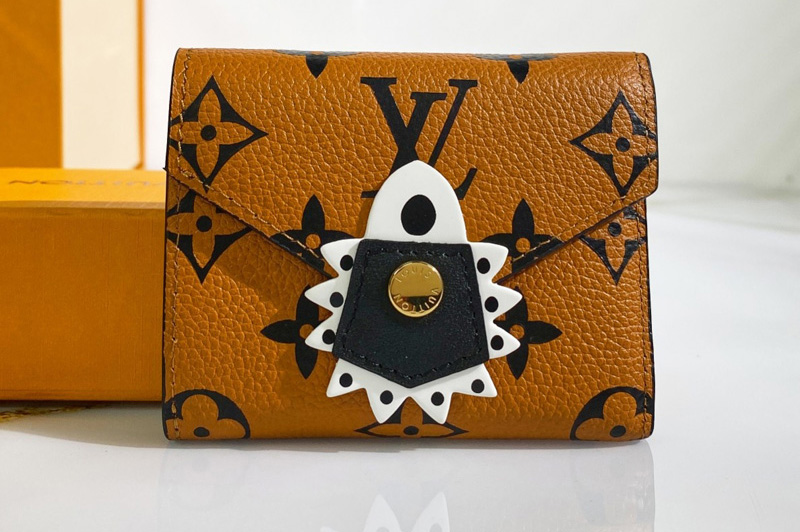 Louis Vuitton M69511 LV Crafty Zoé wallet in Caramel Monogram Empreinte Leather