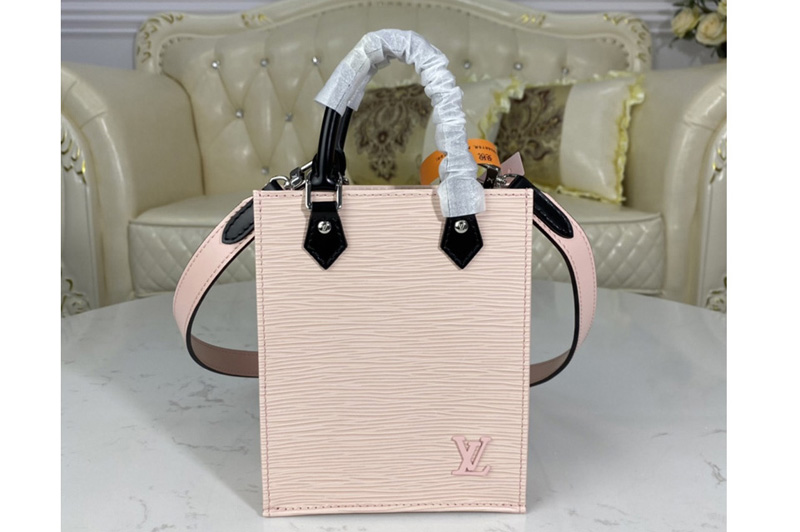 Louis Vuitton M69575 LV Petit Sac Plat bag in Pink Epi leather