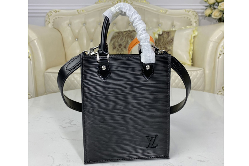 Louis Vuitton M69441 LV Petit Sac Plat bag in Black Epi leather