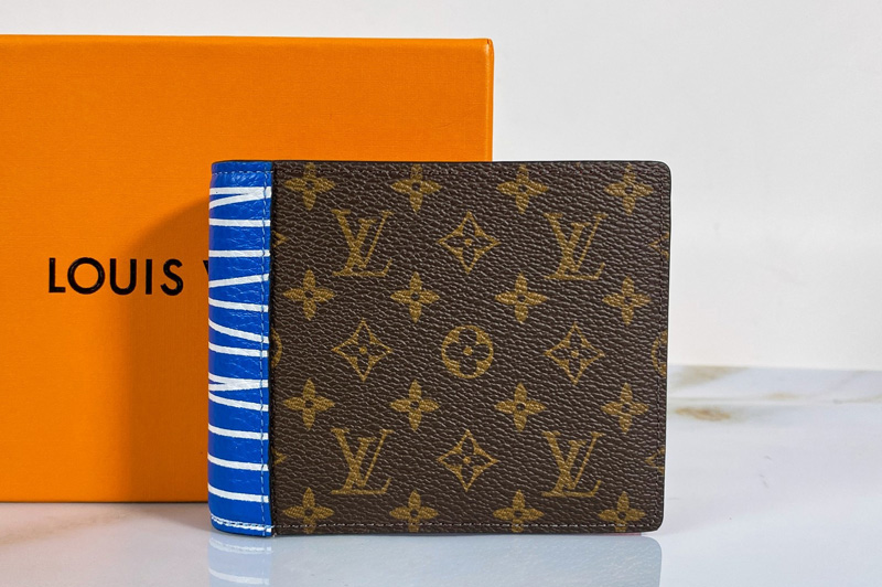 Louis Vuitton M69699 LV Multiple wallet in Monogram Canvas and cowhide leather
