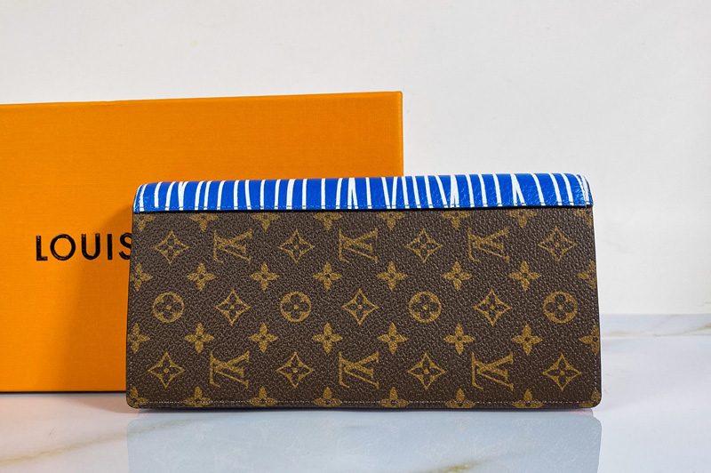 Louis Vuitton M69700 LV Brazza wallet in Monogram Canvas and cowhide leather