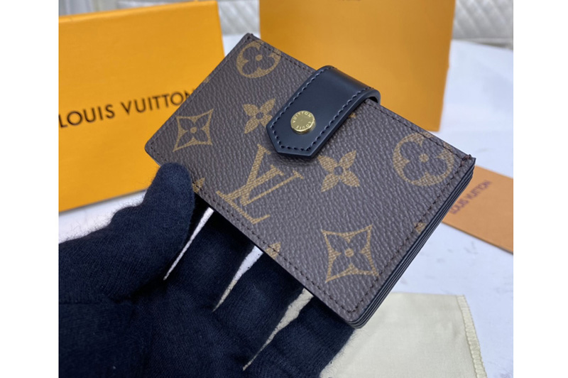 Louis Vuitton M69762 LV Card Holder in Monogram coated canvas and Black