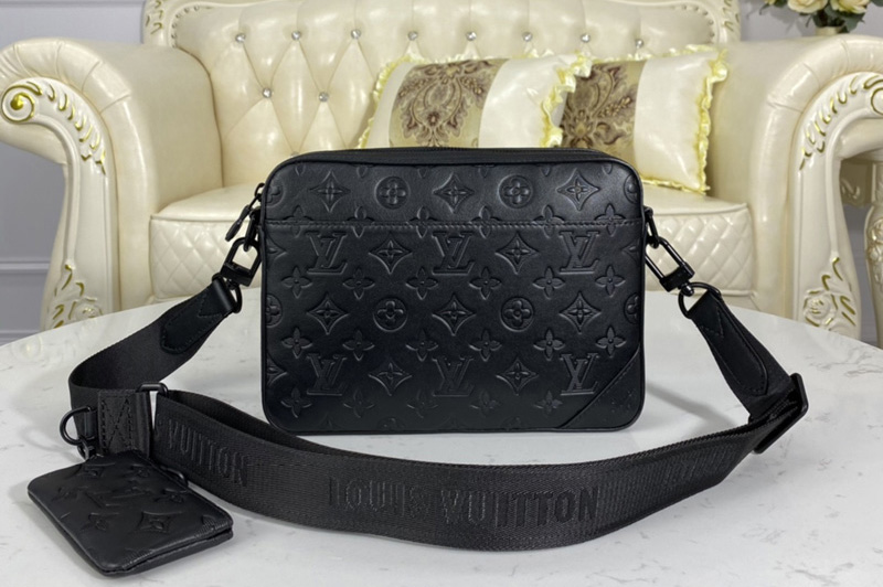 Louis Vuitton M69827 LV Duo Messenger bag in Monogram Shadow leather