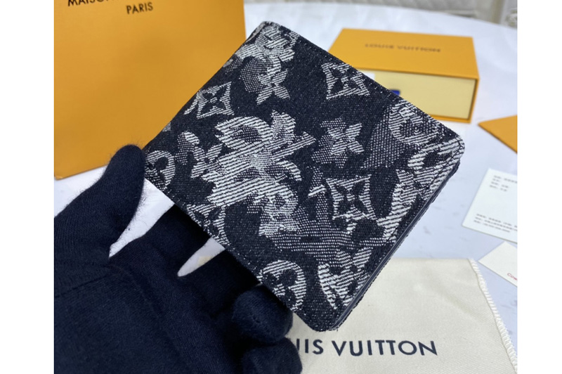 Louis Vuitton M80031 LV Multiple Wallet in Monogram Tapestry coated canvas