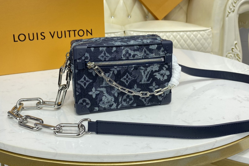 Louis Vuitton M80033 LV Mini Soft Trunk Bag in Monogram Tapestry coated canvas