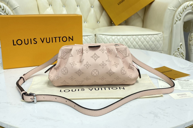 Louis Vuitton M80092 LV Scala mini pouch in Pink Mahina Calf leather