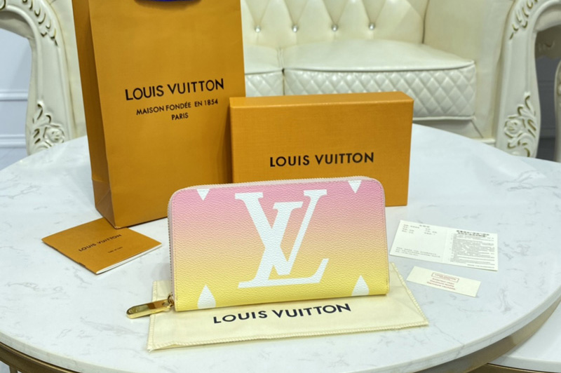 Louis Vuitton M80361 LV Zippy wallet in Pink Monogram coated canvas