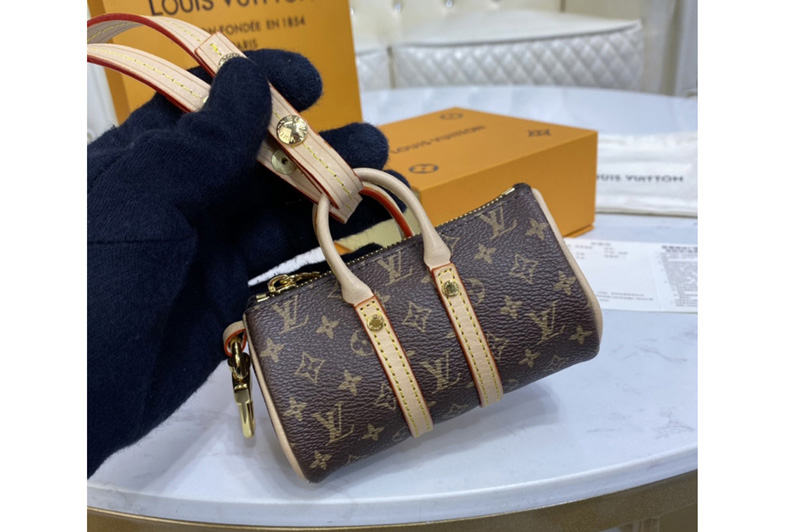 Louis Vuitton MP2712 LV Mini Keepall bag charm and key holder in Monogram Canvas