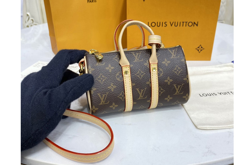 Louis Vuitton MP2712 LV Mini Keepall bag charm and key holder in Monogram Canvas