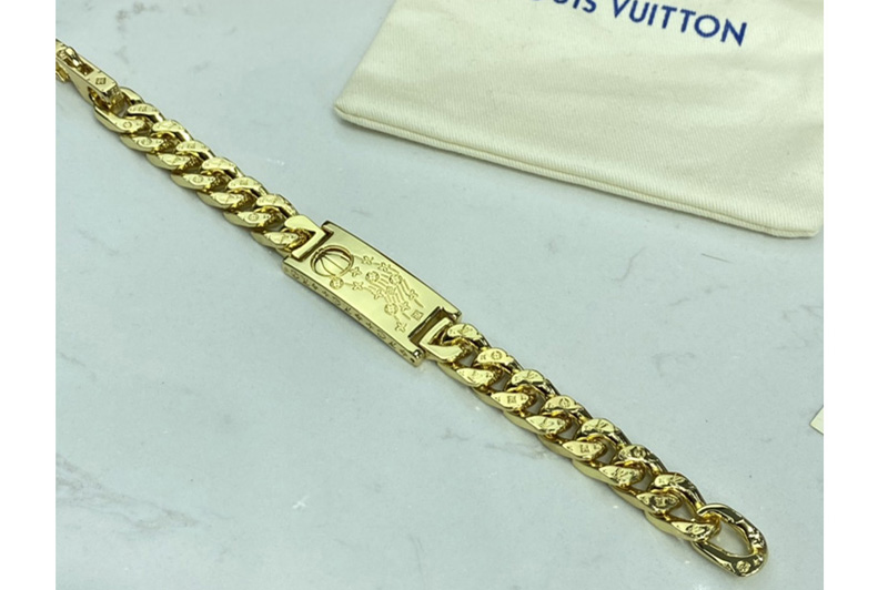Louis Vuitton MP2859 LV LVxNBA Bracelet in Yellow Gold