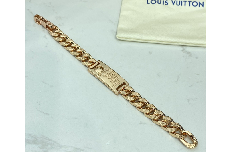 Louis Vuitton MP2859 LV LVxNBA Bracelet in Rose Gold