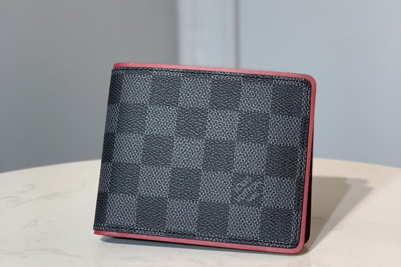 Louis Vuitton N63260 LV Multiple wallet in Damier Graphite canvas