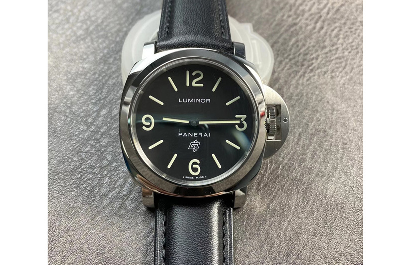 Panerai PAM000 Q XF 1:1 Best Edition Black Dial on Black Leather Strap A6497
