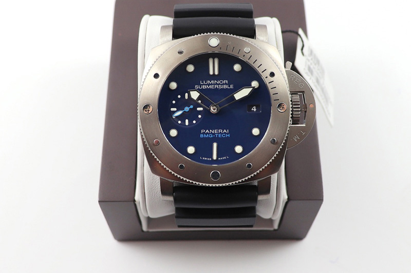 Panerai PAM 692 Submersible 1950 BMG-TECH 3-Days 47mm VSF 1:1 Best Edition on Black Rubber Strap P.9001 Super Clone