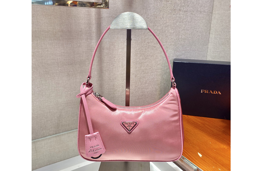 Prada 1NE204 Prada Re-Edition 2005 Re-Nylon mini bag in Pink Nylon