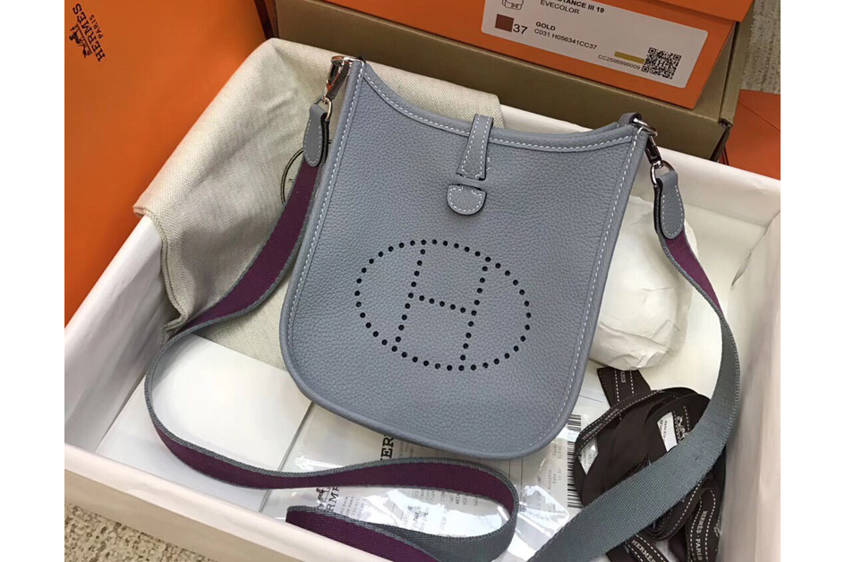 Hermes Evelyne Mini Bag in Linen Togo Leather