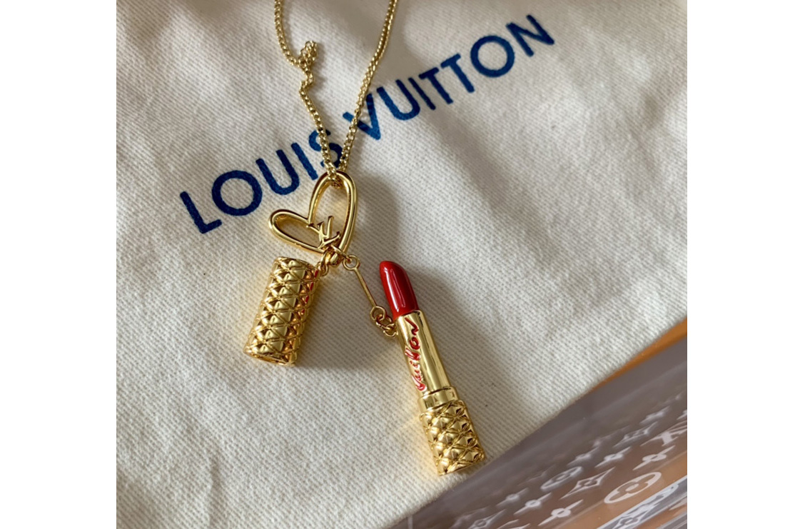 Louis Vuitton M00467 LV Fall in Love Lipstick Necklace