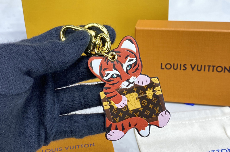 Louis Vuitton M00543 LV Precious Tiger bag charm and key holder