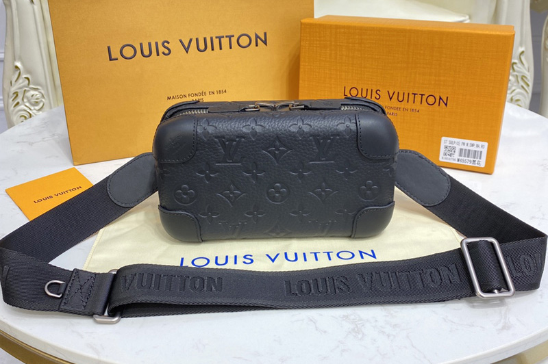 Louis Vuitton M20439 LV Horizon Clutch in Monogram-embossed Taurillon cowhide leather