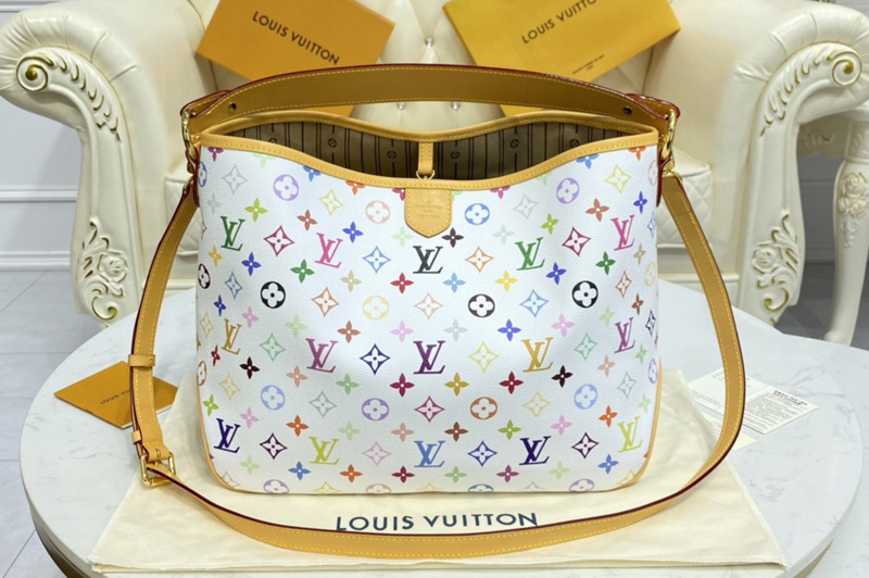 Louis Vuitton M40352 LV Graceful PM hobo Bag in White Monogram Multicolor