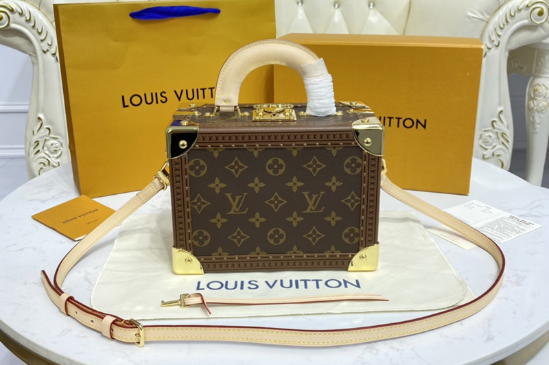 Louis Vuitton M45675 LV Valisette Tresor Boxes in Monogram Canvas