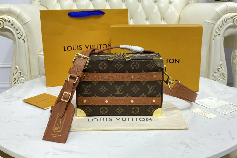 Louis Vuitton M45785 LV lvxnba small handle trunk Bag in Monogram and Monogram canvas