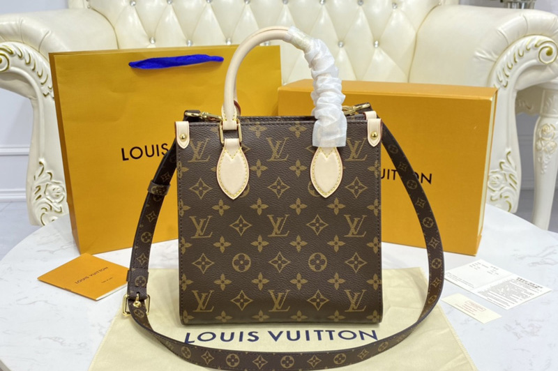 Louis Vuitton M45847 LV Sac Plat BB handbag in Monogram Canvas