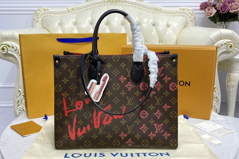 Louis Vuitton M45888 LV OnTheGo MM tote bag in Monogram Canvas
