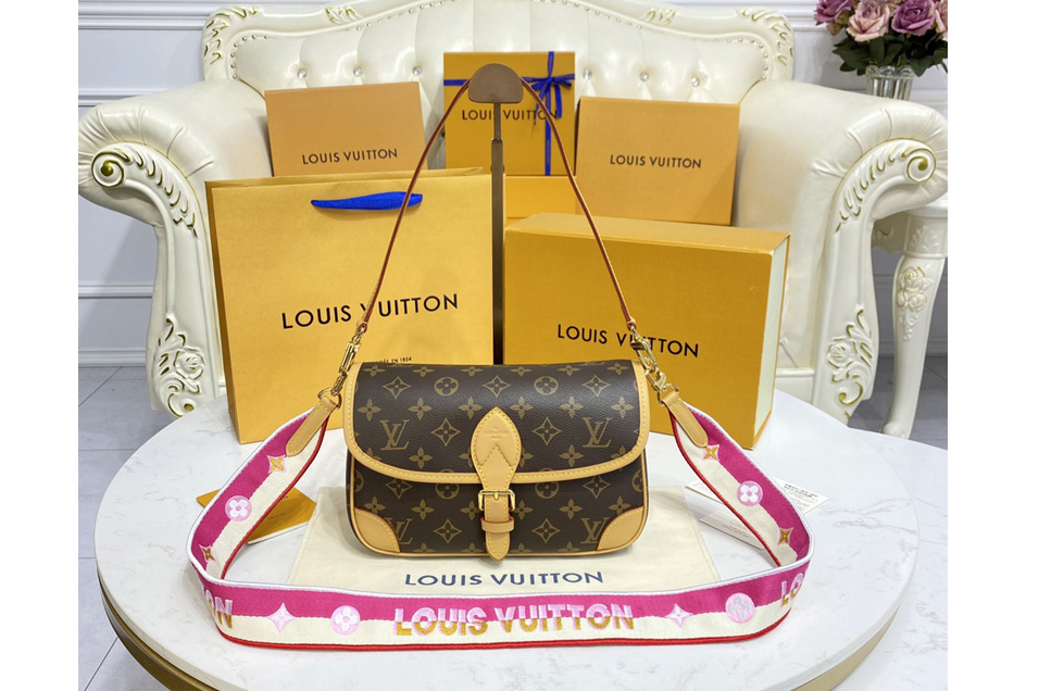 Louis Vuitton M46049 LV Diane satchel bag in Monogram canvas